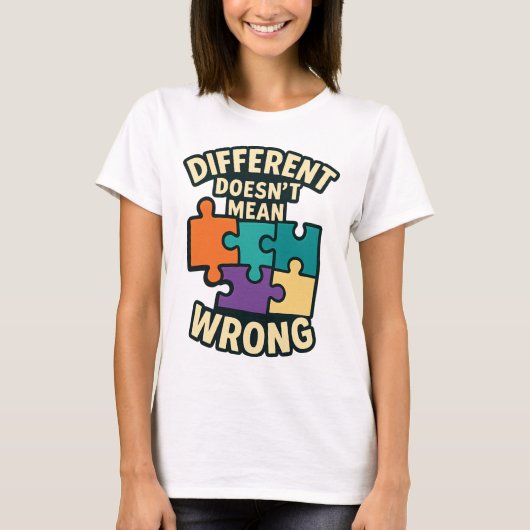 Diversity Acceptance T-shirt – Omarm uniekheid (Voorkant)