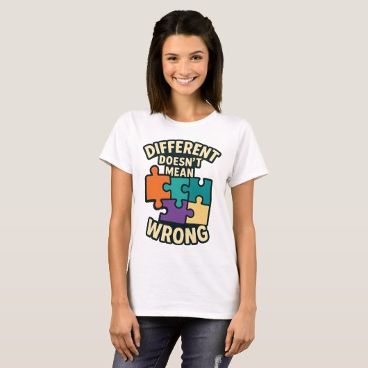Diversity Acceptance T-shirt – Omarm uniekheid (Voorkant volledig)