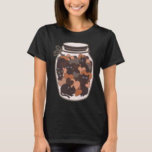 Diversity Cats Hart Melanine Huidtinten Zwarte Ges T-shirt