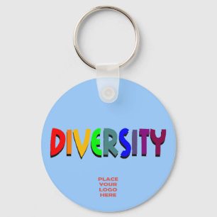 Diversity Custom Baby Blue Sleutelhanger