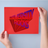 Diversity Rocks Flyer Sjabloon (Hand)