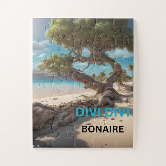 Divi divi bonaire legpuzzel (Verticaal)