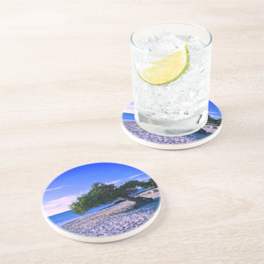 Divi Divi Tree Dessous de verre en grès (Côté)