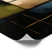 Divided Presence — Contemporary Abstract Poster (Hoek)