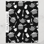 Divider voor taarten en pasteien | Black White Kit (Achterkant)