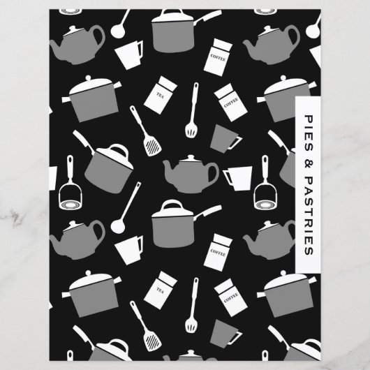 Divider voor taarten en pasteien | Black White Kit (Voorkant)