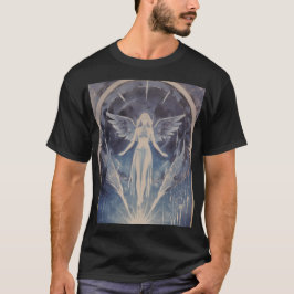 divine angel vintage anti-Halloween real art T-shirt