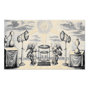 Divine Angels of Alchemy Foto Afdruk