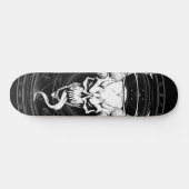 Divine Arcane Skull of Death (zwart) Skateboard (Horizontaal)