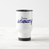 Divine AUTHORITY – Blue Gradient Design Travel Mug (Centre)