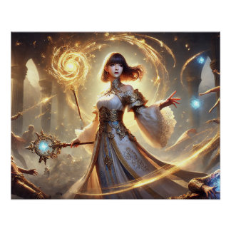 Divine Battle Healer Posters - Kracht Mededogen Perfect Poster