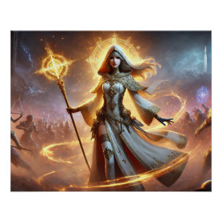 Divine Battle Healer Posters - Kracht Mededogen Perfect Poster