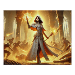 Divine Battle Healer Posters - Kracht Mededogen Perfect Poster
