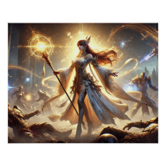 Divine Battle Healer Posters - Kracht Mededogen Perfect Poster
