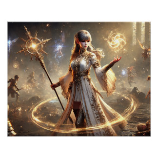 Divine Battle Healer Posters - Kracht Mededogen Perfect Poster