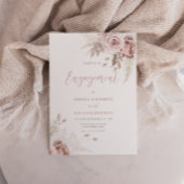 Divine Blush and Dusty Roos Floral Engagement Part Kaart
