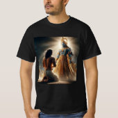 Divine Charioteer : T-shirt Arjun & Krishna (Devant)