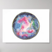 Divine connection poster / crystalgrid template (Devant)