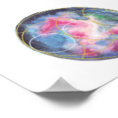 Divine connection poster / crystalgrid template (Coin)