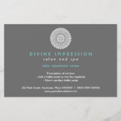 Divine Cyan Impression Horizontal Flyer (Voorkant)