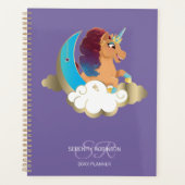 Divine de Eenhoorn | Maan & Wolken Planner (Voorkant)