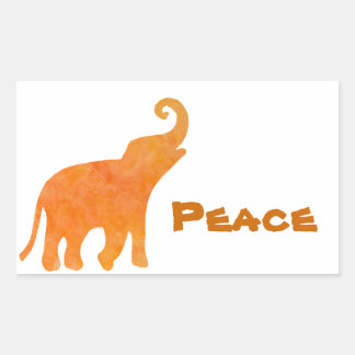 Divine Elephant Rechthoekige Sticker