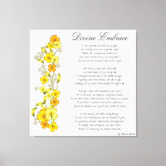 Divine Embrace Canvas Afdruk (Voorkant)