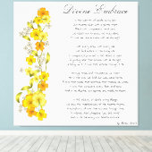 Divine Embrace Canvas Afdruk (Insitu (Houten vloer))