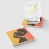 DIVINE FEMININE #3 TEGEL ONDERZETTER (Zijkant)