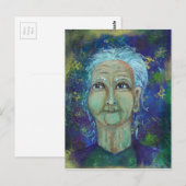 Divine Feminine Auntie Ebb Briefkaart (Voorkant / Achterkant)