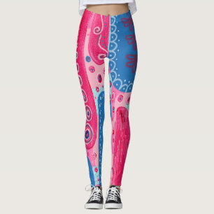 Divine Forms Original Abstract Artwork Leggings