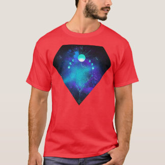 Divine Geometry Moon Phases Spiritualiteit T-shirt
