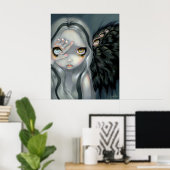 Divine Hand ART PRINT gothic angel surreal (Thuiskantoor)