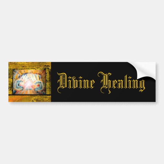 Divine Healing Bumpersticker (Voorkant)