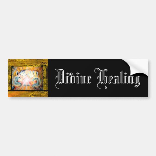 Divine Healing Bumpersticker (Voorkant)