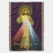 Divine Jesus of Mercy Blanket Deken (Voorkant Verticaal)