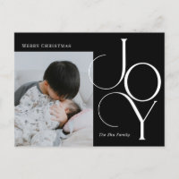 Divine Joy EDITABLE COLOR Holiday Briefkaart