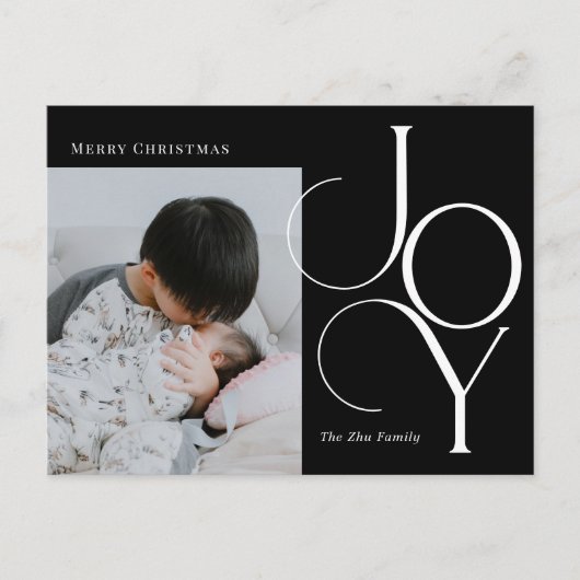 Divine Joy EDITABLE COLOR Holiday Briefkaart (Voorkant)
