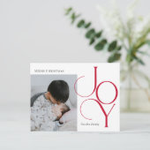 Divine Joy EDITABLE COLOR Holiday Briefkaart (Staand voorkant)