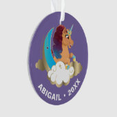 Divine la licorne | Lune et nuages (devant)