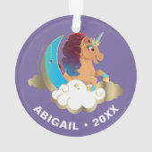 Divine la licorne | Lune et nuages (dos)