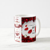 Divine Love Mug : Dieu est Amour Roses rouges - Ch (Devant droit)