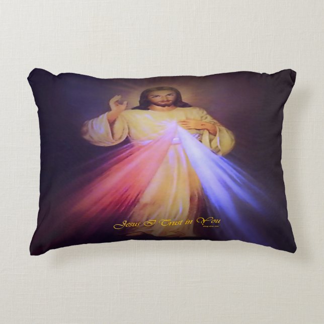 Divine Mercy Accent Kussen (Voorkant)