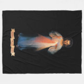 Divine Mercy Blanket Fleece Deken (Voorkant (Horizontaal))