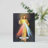 Divine Mercy Briefkaart (Staand voorkant)