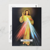 Divine Mercy Briefkaart (Voorkant / Achterkant)
