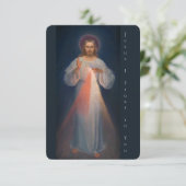 Divine Mercy by Kazimierowski Eugene Bedankkaart (Staand voorkant)