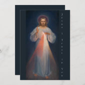 Divine Mercy by Kazimierowski Eugene Kaart (Voorkant / Achterkant)
