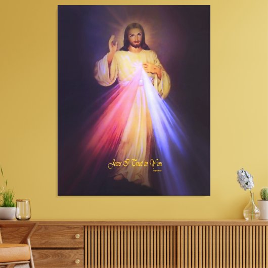 Divine Mercy Canvas Afdruk (Insitu (Woonkamer))