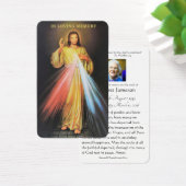 Divine Mercy Catholique Funéraire Carte Sainte - (Bureau)